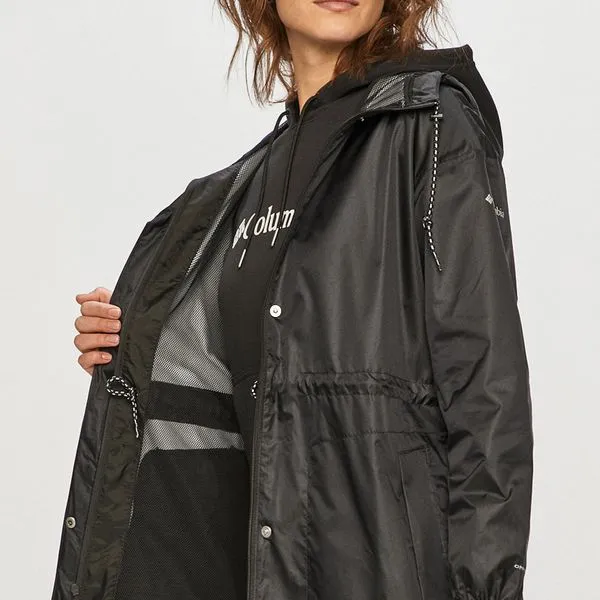 Γυναικεία Μακριά μπουφάν Αδιάβροχο μπουφάν Columbia χρώμα: μαύρο, 6 Γυναικεία Μακριά μπουφάν Αδιάβροχο μπουφάν Columbia χρώμα: μαύρο, - Image 6