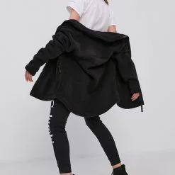 Γυναικεία Με φερμουάρ Μπλούζα Columbia χρώμα: μαύρο