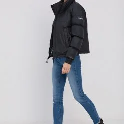 Γυναικεία Κοντά μπουφάν Μπουφάν Columbia χρώμα: μαύρο